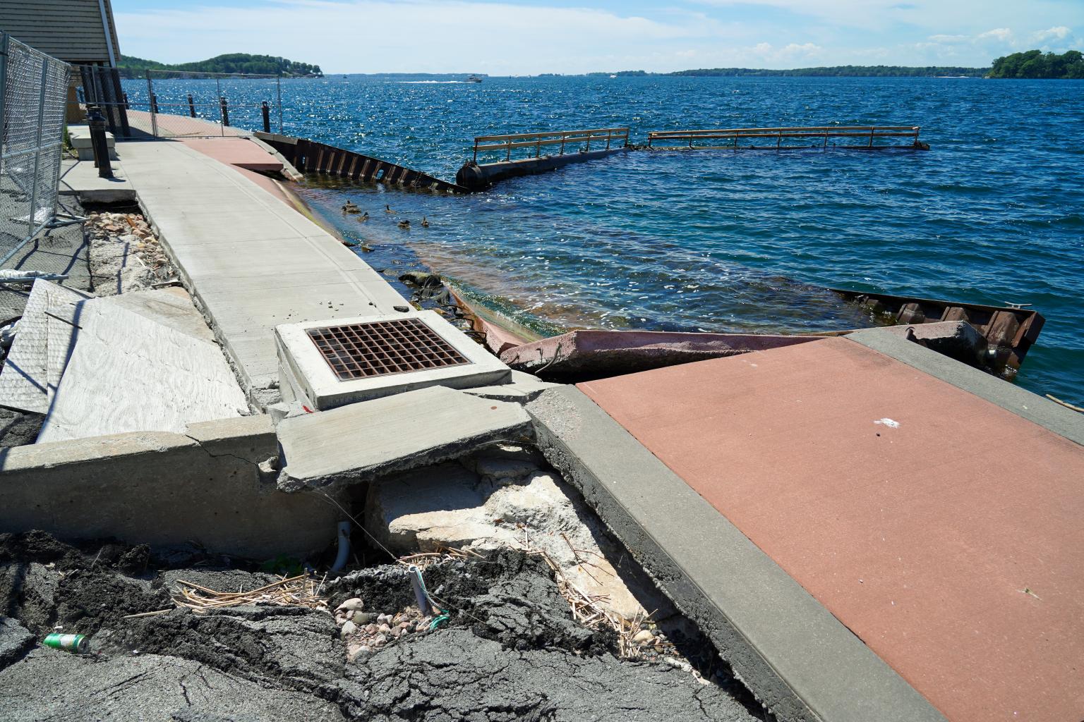 Storm Damaged Clayton Shoreline Revitalization: Clayton, New York