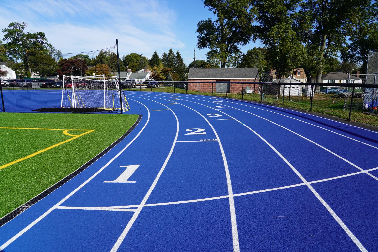 Synthetic Turf Field and Running Track: Portchester, New York