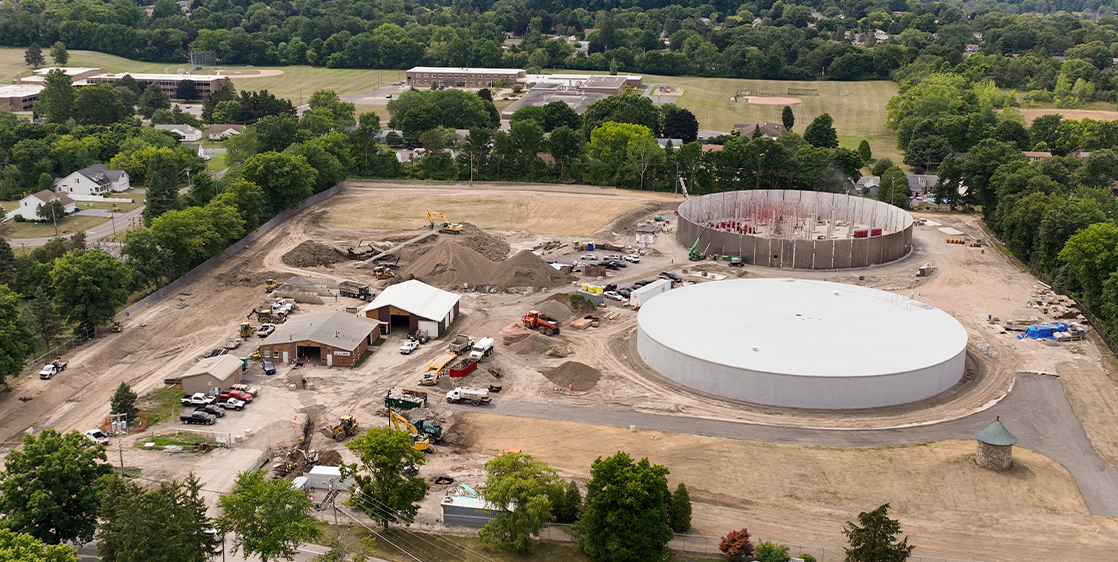 Construction of new tank